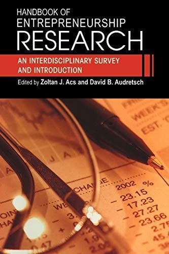 Handbook of Entrepreneurship Research