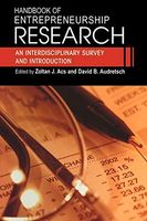 Handbook of Entrepreneurship Research