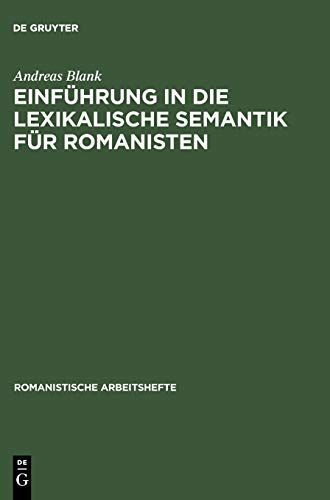 Einführung in die lexikalische Semantik für Romanisten