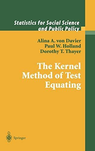 The Kernel Method of Test Equating