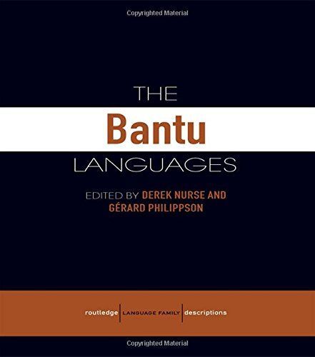 The Bantu Languages