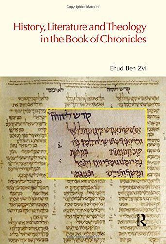 History, Literature and Theology in the Book of Chronicles