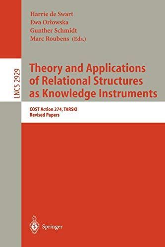 Theory and Applications of Relational Structures as Knowledge Instruments II