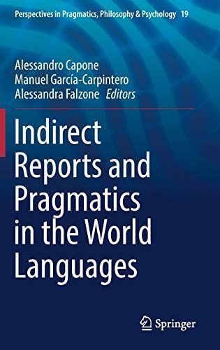 Indirect Reports and Pragmatics in the World Languages