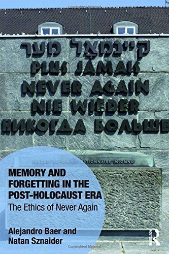 Memory and Forgetting in the Post-Holocaust Era