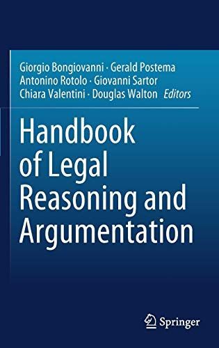 Handbook of Legal Reasoning and Argumentation