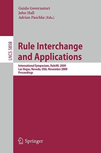 Rule Interchange and Applications