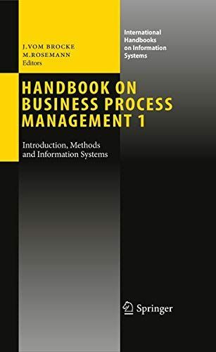 Handbook on Business Process Management 1