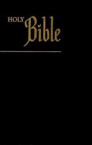 HOLY BIBLE: King James Version (KJV) Popular Gift and Award Black Leatherette Edition