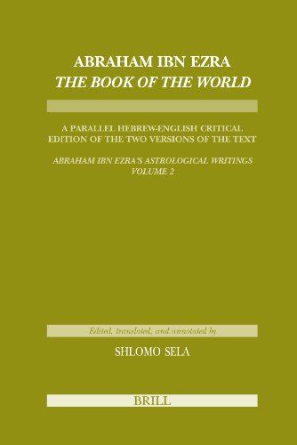 Abraham Ibn Ezra The Book of the World