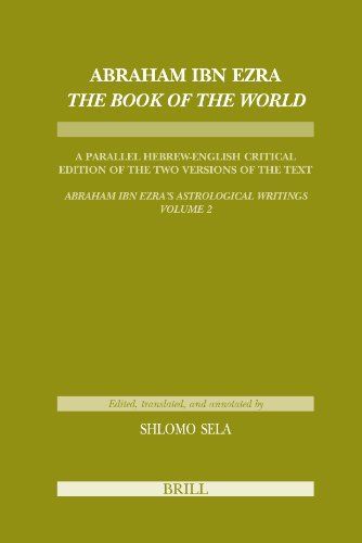 Abraham Ibn Ezra The Book of the World