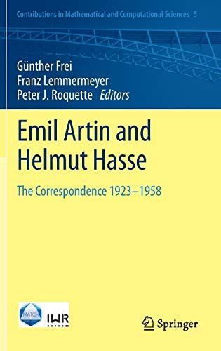 Emil Artin and Helmut Hasse