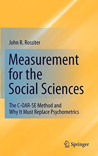 Measurement for the Social Sciences