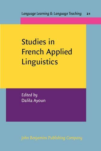 Studies in French Applied Linguistics