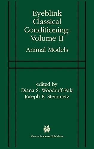 Eyeblink Classical Conditioning Volume 1
