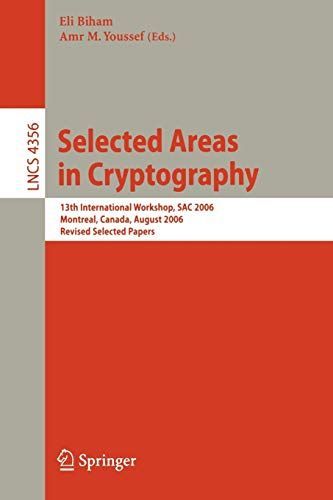 Selected Areas in Cryptography