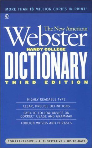 New American Webster Handy College Dictionary