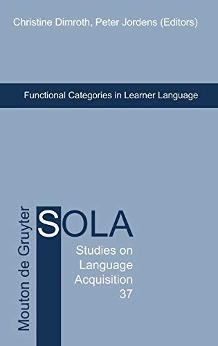 Functional Categories in Learner Language