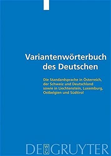 Variantenwörterbuch des Deutschen