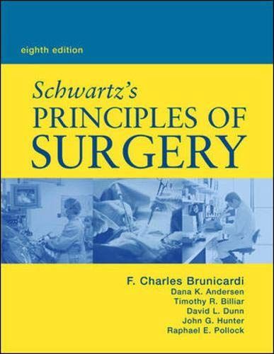 SCHWARTZ'S PRINCIPLES OF SURGERY 2-volume set 11th edition