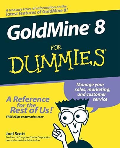 GoldMine 8 For Dummies