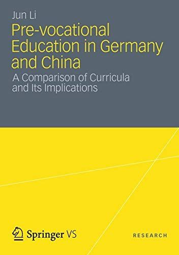 Pre-vocational Education in Germany and China