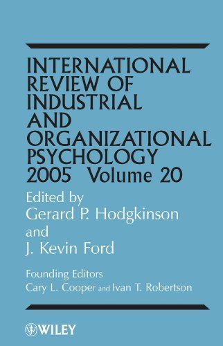 International Review of Industrial and Organizational Psychology 2007