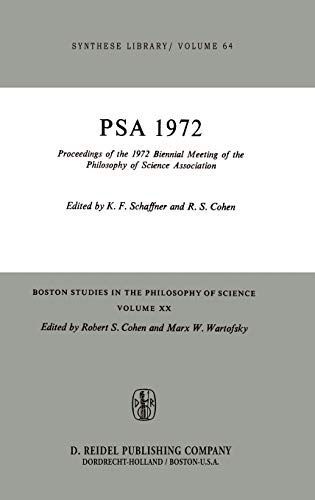Proceedings of the 1972 Biennial Meeting of the Philosophy of Science Association
