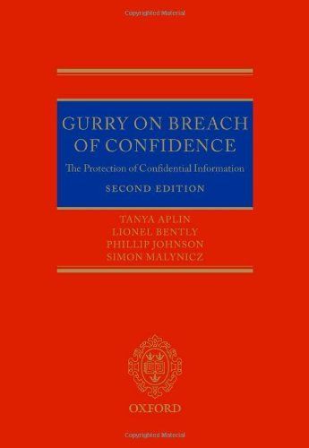 Gurry on Breach of Confidence