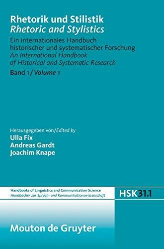 Rhetorik und Stilistik / Rhetoric and Stylistics. Halbband 1