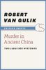 Murder in Ancient China