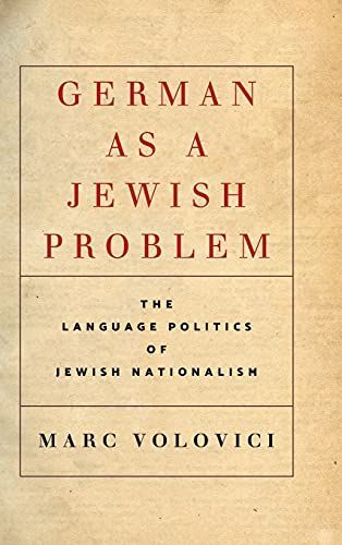 German as a Jewish Problem