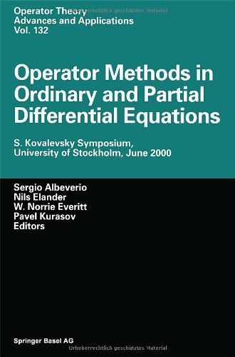 Operator Methods in Ordinary and Partial Differential Equations