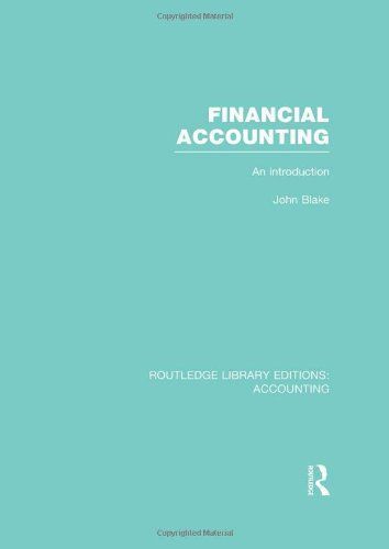 Financial Accounting (RLE Accounting)