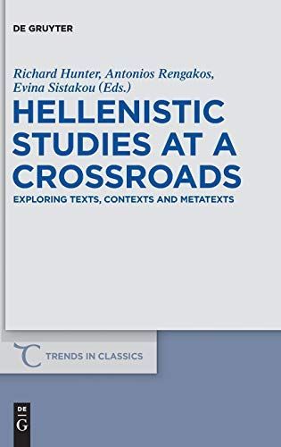 Hellenistic Studies at a Crossroads