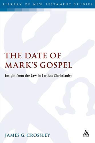 The Date of Mark's Gospel