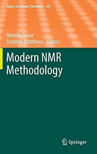 Modern NMR Methodology