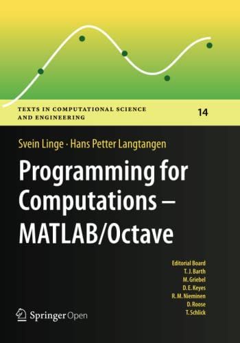 Programming for Computations - MATLAB/Octave