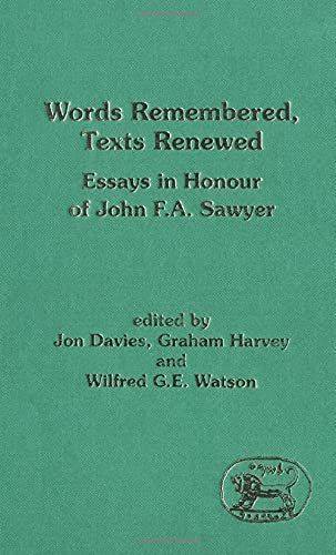 Words Remembered, Texts Renewed