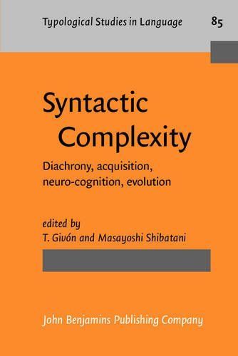 Syntactic Complexity