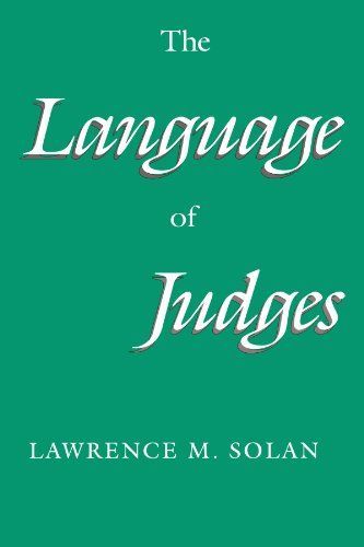 The Language of Judges