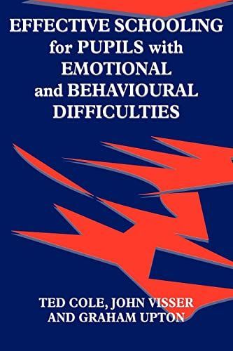 Effective Schooling for Pupils with Emotional and Behavioural Difficulties