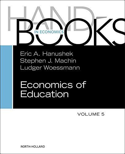 Handbook of the Economics of Education