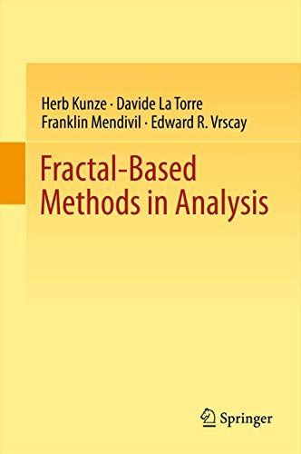 Fractal-Based Methods in Analysis