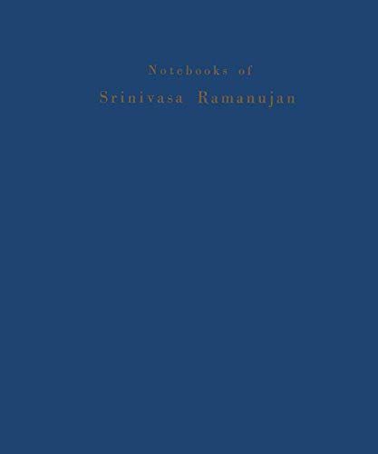 Ramanujan’s Notebooks