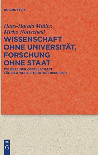 Wissenschaft ohne Universität, Forschung ohne Staat