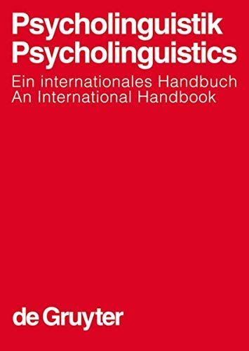 Psycholinguistik. Psycholinguistics