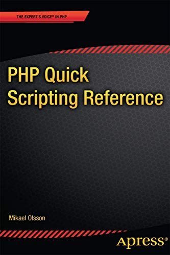 PHP Quick Scripting Reference