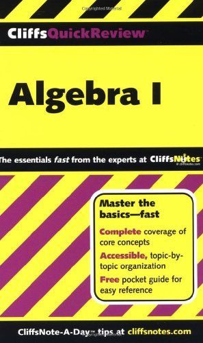 CliffsNotes Algebra I Quick Review, 2nd Edition