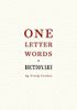 One-Letter Words, a Dictionary